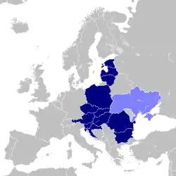 Location of Three Seas Initiative