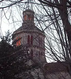 View of the Fossanova Abbey