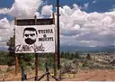 Image 22Tierra O Muerte – Land or Death. Some New Mexicans express dissatisfaction over land grant issues which date back to the Mexican War. (from History of New Mexico)