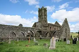 The ruins of Timoleague Abbey