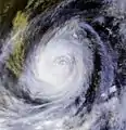 Typhoon Tip (14 October 1979) 2 days after reaching peak intensity.