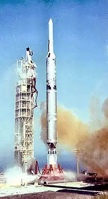 Titan 23B launching KH-8 reconnaissance satellite