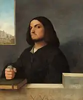 Giorgione and Titian, Portrait of a Venetian Nobleman, c. 1507