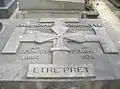 Tomb of canon Cornette.