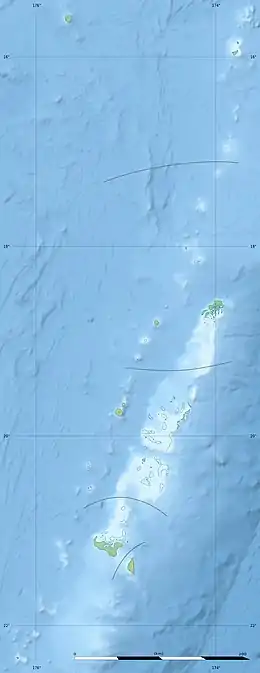ʻAta is located in Tonga