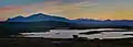 Image 2Mount Helagsfjället (left) and Sylan mountain range, seen from Torkilstöten, Ljungdalen