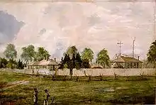 Toronto Magnetic Observatory (1852), watercolour