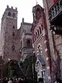 main tower of the castle