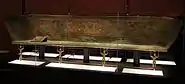 Bronze recliner from Hochdorf