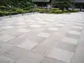 A zen garden in a checkboard pattern, at Tōfuku-ji (1940).