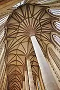 The vault of the Jacobins and its famous palm tree.