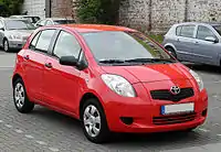 Pre-facelift: Yaris 5-door (Germany)