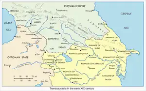 Color-coded map