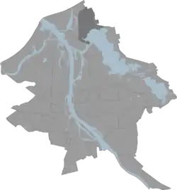 Location of Trīsciems in Riga