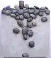 Tumbled 2010 29" h x 24" w x 3" d