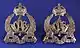 Set of NCO's collar dogs from the 2nd issue (with motto) c. 1920