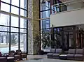 Interior lobby of Blackington Hall