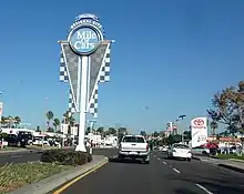 Welcome sign in 2012.