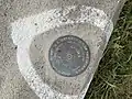 USGS Stream Gaging Station Marker at Bonita Creek