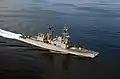 USS Elliot in the Arabian Sea on 2 January 2002