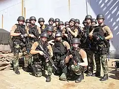 US Navy VBSS Team assigned to the USS&nbsp;Gary&nbsp;(FFG-51) training at Naval Station Pearl Harbor.