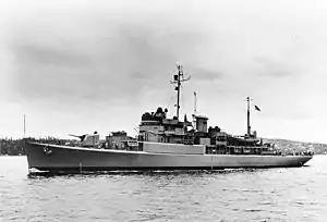 Greenwich Bay seen here in May 1945