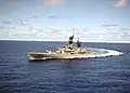 Reeves executing a high speed starboard turn. (1991)