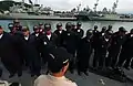 Ecuadorian Sailors assigned to the Ecuadorian Corvette BAE El Oro (CM 14).