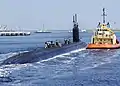 Departing NSB Kings Bay with Jimmy and Rosalynn Carter aboard, 2005