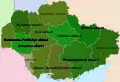 Border okrugs are liquidated and four additional oblasts created in 1937