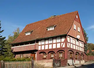 Umgebindehaus in Ebersbach/Sa.