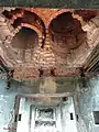 Underside of the ruin of the retorts.