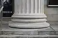 Detail of a column base