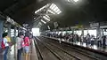 Platform area, panoramic view