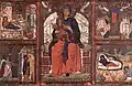 Virgin and Child Enthroned with Scenes from the Life of the Virgin (unknown master, Italian active in the 1270s)