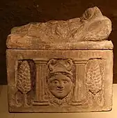 Funerary urn, c. 210–90 BC. Museo archeologico nazionale Siena, Italy