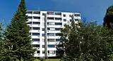 An apartment building on the street Urpuviita.