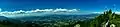 View from Mount St. Ursula, to the right stands the Plešivec radio mast tower
