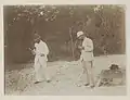 Max Carl Wilhelm Weber (left) and Gustaaf Frederik Tydeman in Buru
