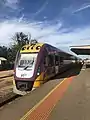 Southern Cross-bound VLocity train, April 2021