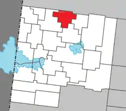 Location within Abitibi-Ouest RCM.