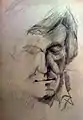 The portrait of Pantazi made by Ion Pantilie