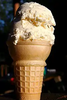 Vanilla in cone