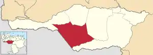 Location in Apure