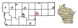 Location of La Farge in Vernon County, Wisconsin.