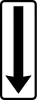 End (of no stopping or no parking)