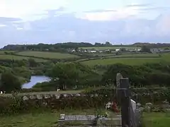 View of Lamanva from Mabe churchyard