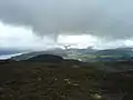 View down Loch Ness on the way to the summit of Meall Na H'Eilrig