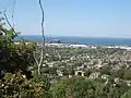 View over Niagara Escarpment from museum