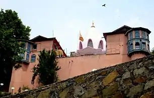 View of the temple from the stairs